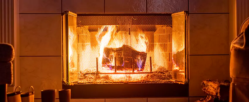 Mendota Hearth Landscape Fireplace Installation in East St. Louis, Illinois